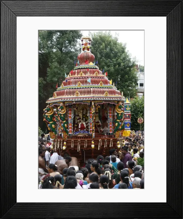 Framed Print : Chariot in festival procession, London, England, United Kingdom, Europe Framed Print : Chariot in festival procession, London, England, United Kingdom, Europe