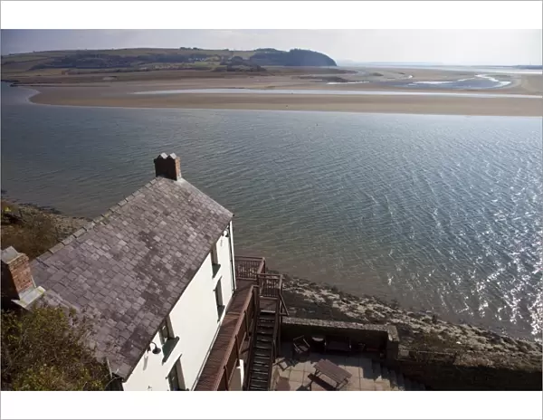 The Boathouse, where Dylan Thomas and his wife Caitlyn lived with their children from 1949 top 1953