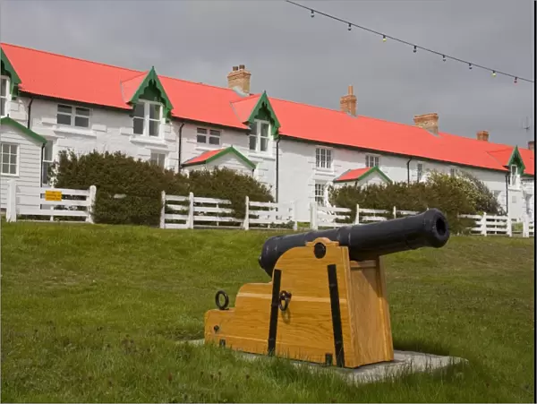 Cannon on Victory Green in Port Stanley, Falkland Islands (Islas Malvinas), South America