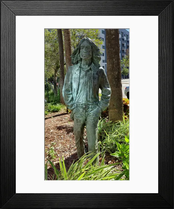 Framed Print : John Lennon Statue, Tampa, Florida, United States of America Framed Print : John Lennon Statue, Tampa, Florida, United States of America