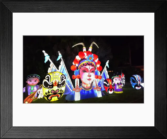 Framed Print : Asian Lantern Festival, Central Florida Zoo, United States of America Framed Print : Asian Lantern Festival, Central Florida Zoo, United States of America