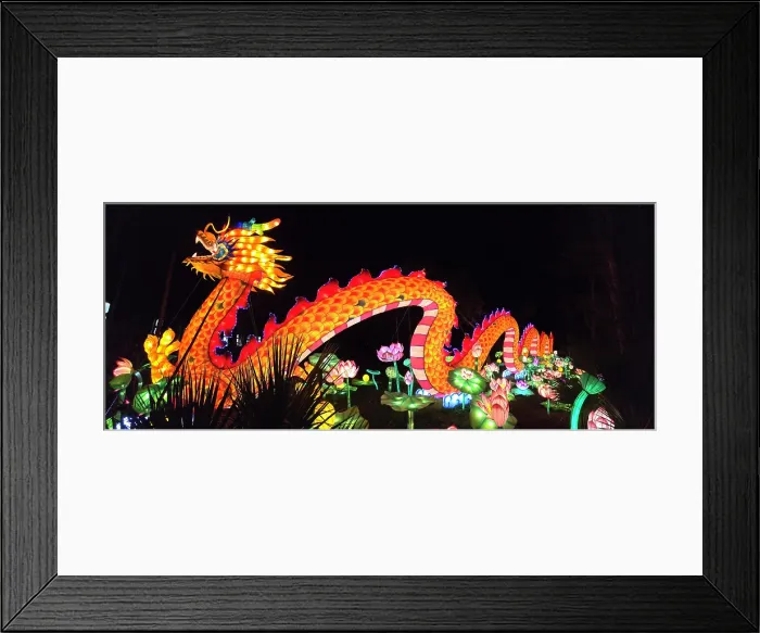 Framed Print : Asian Lantern Festival, Central Florida Zoo, United States of America