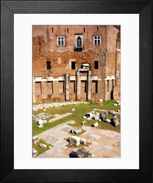 Framed Print : Remains of Forum of Augustus, Side porticoes, Rome, Unesco World Heritage Site, Latium, Italy Framed Print : Remains of Forum of Augustus, Side porticoes, Rome, Unesco World Heritage Site, Latium, Italy