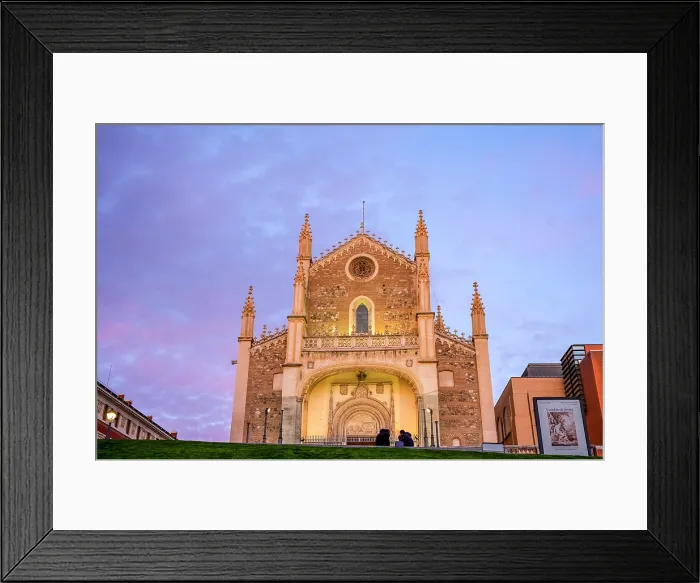 Framed Print : Iglesia de San Jeronimo el Real church near the entrance to the Museo del Prado art gallery, Madrid, Spain Framed Print : Iglesia de San Jeronimo el Real church near the entrance to the Museo del Prado art gallery, Madrid, Spain