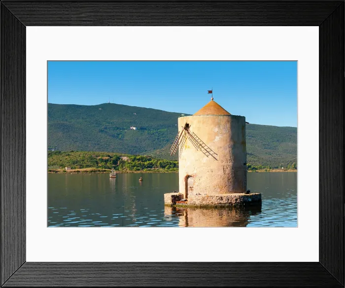 Framed Print : Spanish windmill, Orbetello Lagoon, Orbetello, Province of Grosseto, Tuscany, Italy Framed Print : Spanish windmill, Orbetello Lagoon, Orbetello, Province of Grosseto, Tuscany, Italy
