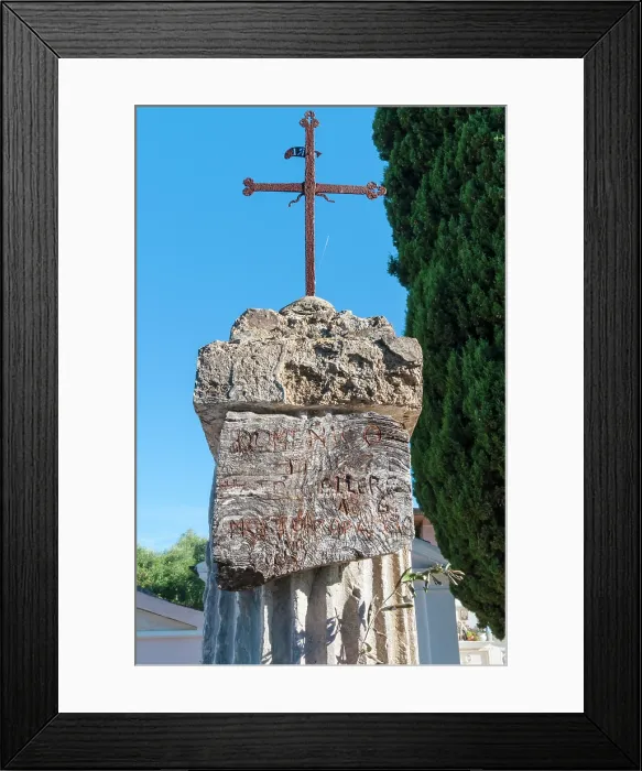Framed Print : Capalbio's cemetery, Column of Brigand Domenico Tiburzi (1896) Tuscan Robin Hood, Capalbio, Province of Grosseto, Tuscany, Italy Framed Print : Capalbio's cemetery, Column of Brigand Domenico Tiburzi (1896) Tuscan Robin Hood, Capalbio, Province of Grosseto, Tuscany, Italy