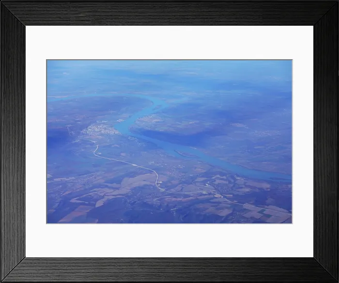 Framed Print : The Danube at Vidin, Bulgaria