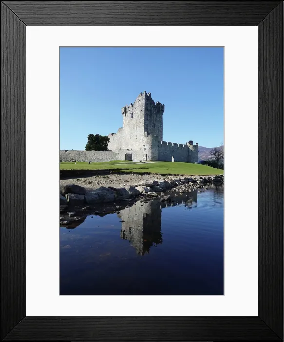 Framed Print : Ross Castle on the edge of Lough Leane, Killarney National Park, County Kerry, Ireland Framed Print : Ross Castle on the edge of Lough Leane, Killarney National Park, County Kerry, Ireland