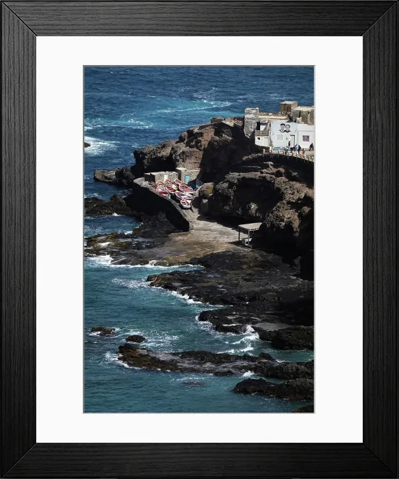 Framed Print : The spectacular scenery of the north coast and volcanic highlands of Saint Anthony, Cape Verde Framed Print : The spectacular scenery of the north coast and volcanic highlands of Saint Anthony, Cape Verde