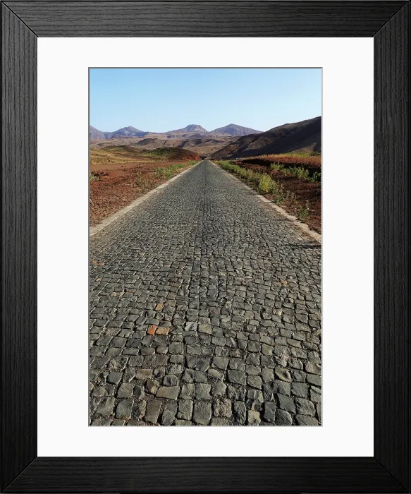 Framed Print : Desert landscape in the far southwest of Saint Anthony, Cape Verde Framed Print : Desert landscape in the far southwest of Saint Anthony, Cape Verde