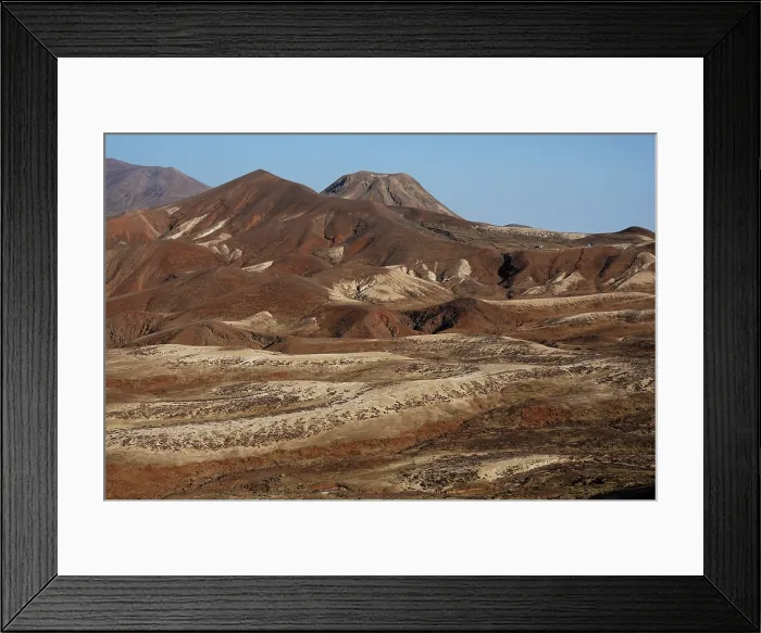 Framed Print : Desert landscape in the far southwest of Saint Anthony, Cape Verde Framed Print : Desert landscape in the far southwest of Saint Anthony, Cape Verde