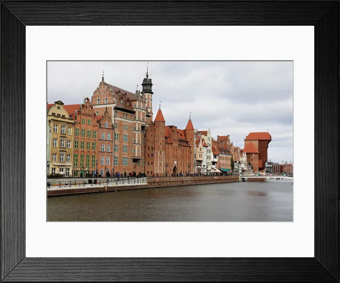 Framed Print : The Old Crane in Gdansk, Poland Framed Print : The Old Crane in Gdansk, Poland