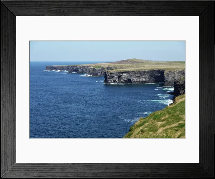 Framed Print : Dramatic coastal scenery at Loop Head, Co Clare, Ireland, Ireland Framed Print : Dramatic coastal scenery at Loop Head, Co Clare, Ireland, Ireland