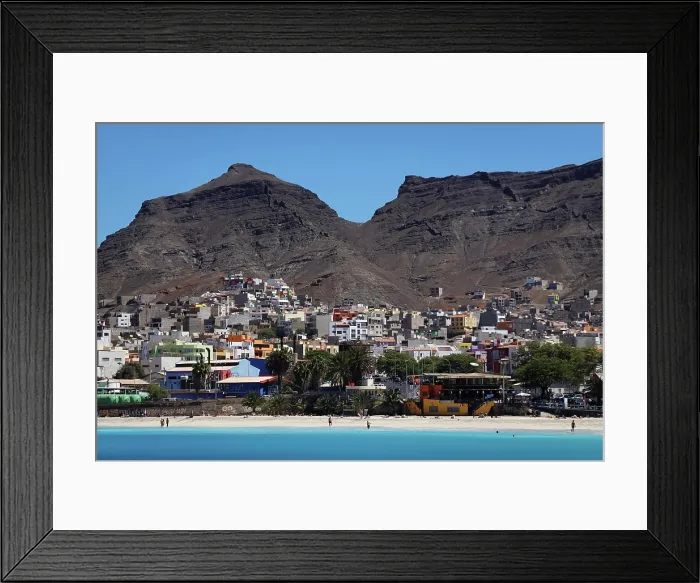 Framed Print : Mindelo Bay, Saint Vincent, Cape Verde Framed Print : Mindelo Bay, Saint Vincent, Cape Verde