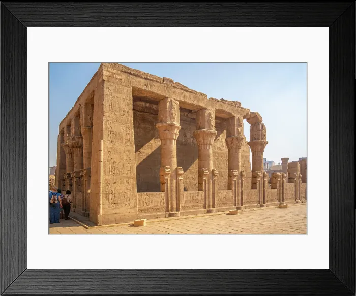 Framed Print : View of Temple of Edfu Mammisi at the entrance to Temple of Edfu, Edfu, Egypt, Africa Framed Print : View of Temple of Edfu Mammisi at the entrance to Temple of Edfu, Edfu, Egypt, Africa