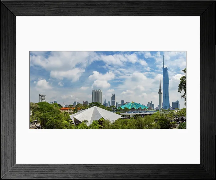 Framed Print : Merdeka 118 and National Mosque of Malaysia, Kuala Lumpur, Selangor, Malaysia Framed Print : Merdeka 118 and National Mosque of Malaysia, Kuala Lumpur, Selangor, Malaysia