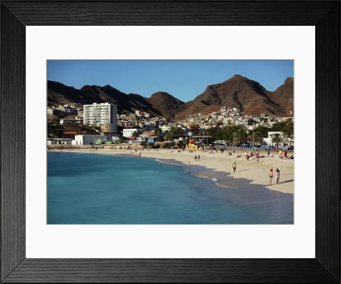 Framed Print : Mindelo Bay, Saint Vicent, Cape Verde