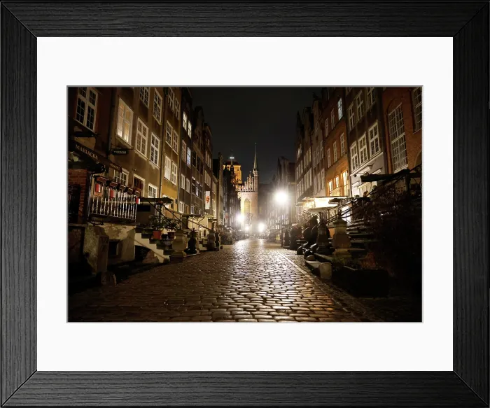 Framed Print : The old town of Gdansk, a city on the Baltic coast, Poland Framed Print : The old town of Gdansk, a city on the Baltic coast, Poland
