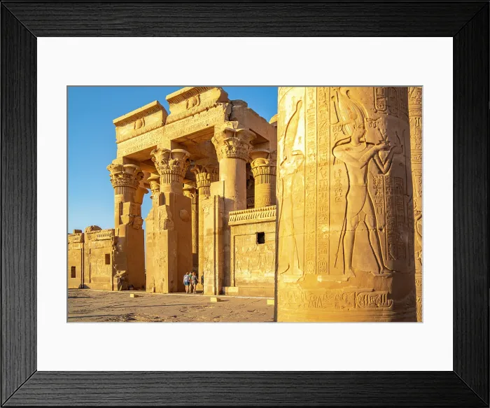 Framed Print : View of the Temple of Horus during golden hour, Edfu, Egypt, North Africa, Africa Framed Print : View of the Temple of Horus during golden hour, Edfu, Egypt, North Africa, Africa