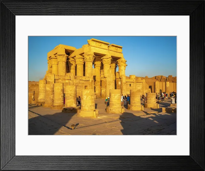 Framed Print : View of the Temple of Horus during golden hour, Edfu, Egypt, North Africa, Africa Framed Print : View of the Temple of Horus during golden hour, Edfu, Egypt, North Africa, Africa