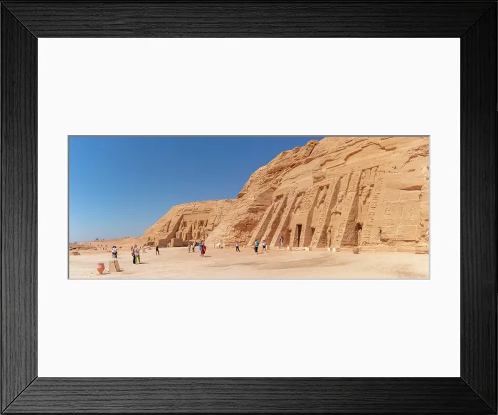 Framed Print : Exterior view of massive sculptures at the Temple of Hathor, Abu Simbel Temple next to Lake Nasser, Temple of the Pharaohs, Ramses II, Nubia, Egypt, Africa Framed Print : Exterior view of massive sculptures at the Temple of Hathor, Abu Simbel Temple next to Lake Nasser, Temple of the Pharaohs, Ramses II, Nubia, Egypt, Africa