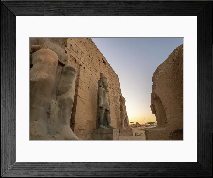 Framed Print : View of Luxor Temple during golden hour, Luxor, Egypt, Africa Framed Print : View of Luxor Temple during golden hour, Luxor, Egypt, Africa