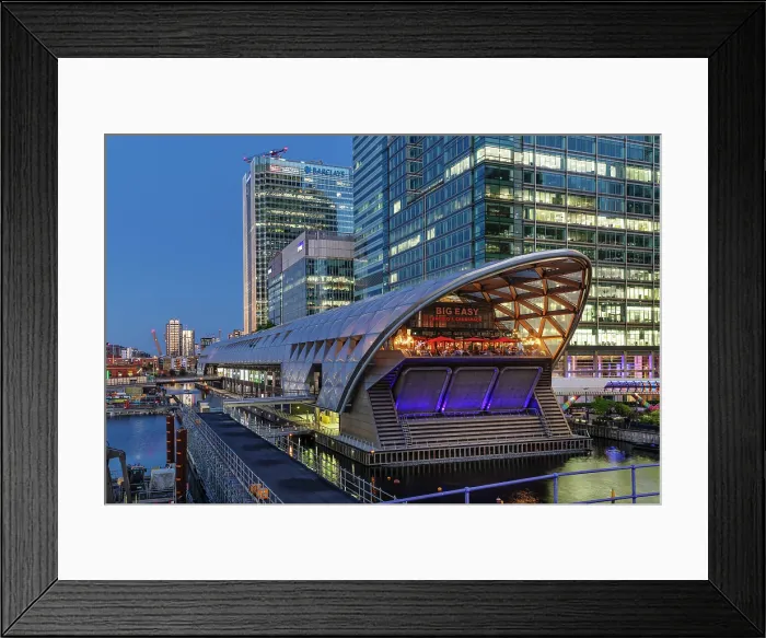 Framed Print : Crossrail Station, Canary Wharf, London, England