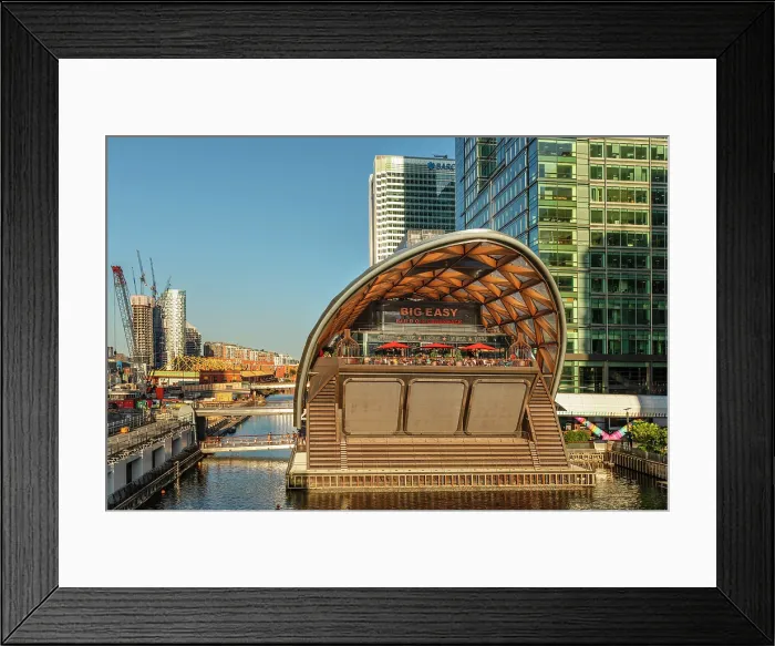 Framed Print : Crossrail Station, Canary Wharf, London, England Framed Print : Crossrail Station, Canary Wharf, London, England