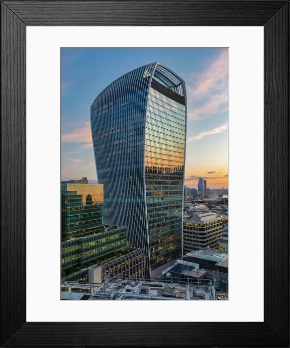 Framed Print : Walkie Talkie building, London, England Framed Print : Walkie Talkie building, London, England