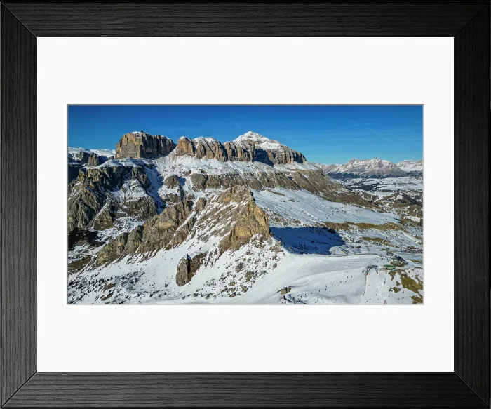 Framed Print : View of Dolomites Mountains, Italy