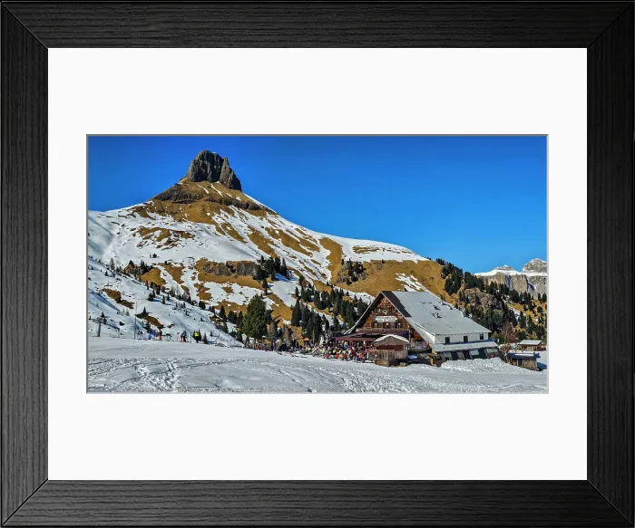 Framed Print : Ciampak valley over Alba, UNESCO, Dolomites, Italy Framed Print : Ciampak valley over Alba, UNESCO, Dolomites, Italy