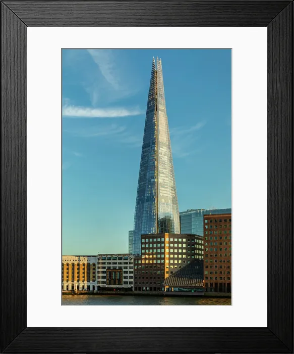 Framed Print : The Shard, City of London, London, England Framed Print : The Shard, City of London, London, England