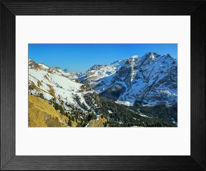 Framed Print : Marmolada highest mountain in the Dolomites, Italy Framed Print : Marmolada highest mountain in the Dolomites, Italy