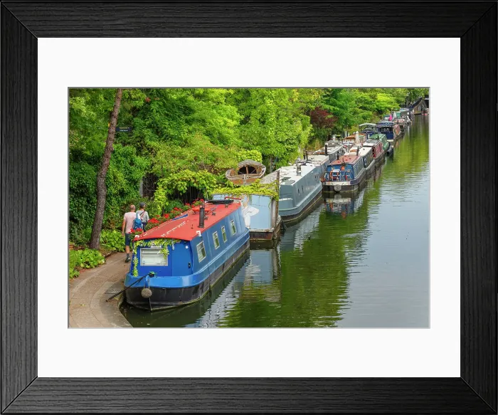 Framed Print : Little Venice, Regent's Canal, London, England Framed Print : Little Venice, Regent's Canal, London, England