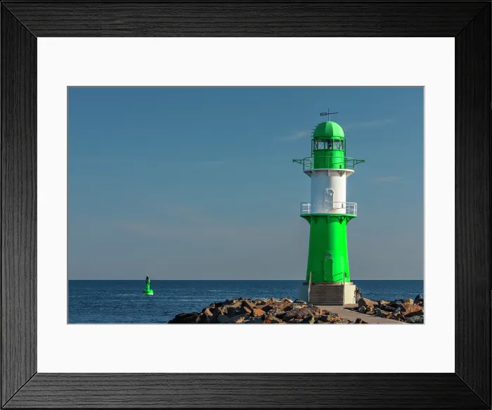 Framed Print : lighthouse of Warnemünde, Baltic Sea, Mecklenburg-Western Pomerania, Germany Framed Print : lighthouse of Warnemünde, Baltic Sea, Mecklenburg-Western Pomerania, Germany