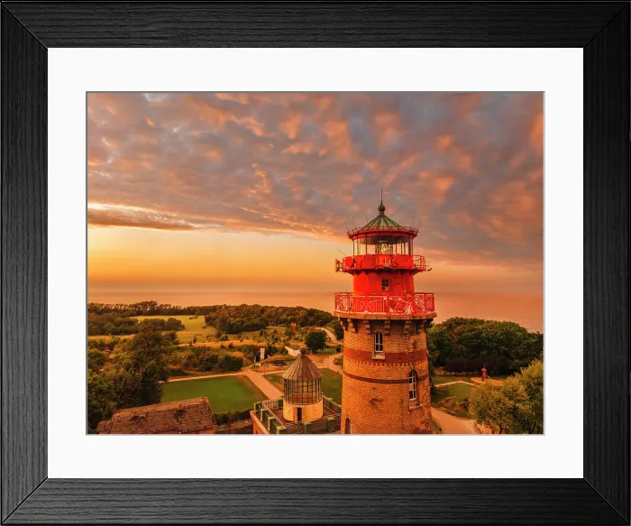Framed Print : Old and New Lighthouse, Kap Arkona Cape, Putgarden, Rügen, Mecklenburg-Western Pomerania, Germany Framed Print : Old and New Lighthouse, Kap Arkona Cape, Putgarden, Rügen, Mecklenburg-Western Pomerania, Germany