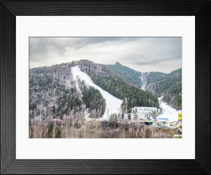 Framed Print : Bobrovyy Log ski resort, Krasnoyarsk, Siberia, Russia Framed Print : Bobrovyy Log ski resort, Krasnoyarsk, Siberia, Russia