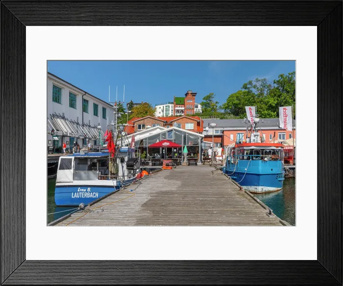 Framed Print : Sassnitz harbour, Rügen Island, Mecklenburg-Western Pomerania, Germany Framed Print : Sassnitz harbour, Rügen Island, Mecklenburg-Western Pomerania, Germany