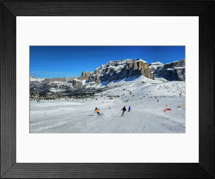 Framed Print : Mountains around Val Gardena or Wolkenstein, Dolomites, Italy Framed Print : Mountains around Val Gardena or Wolkenstein, Dolomites, Italy