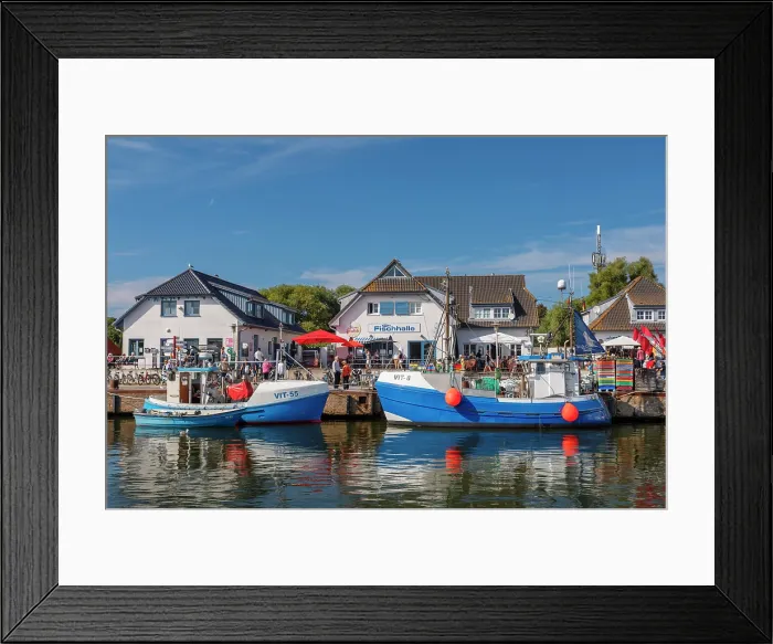 Framed Print : Port of Vitte, Hiddensee Island, Mecklenburg-Western Pomerania, Germany Framed Print : Port of Vitte, Hiddensee Island, Mecklenburg-Western Pomerania, Germany