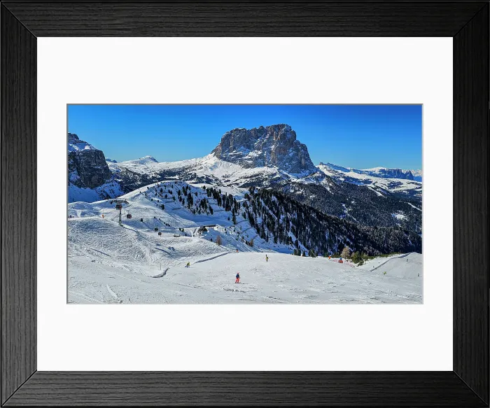 Framed Print : Sassolongo or Langkofelscharte, Canazei, Dolomites, Italy Framed Print : Sassolongo or Langkofelscharte, Canazei, Dolomites, Italy