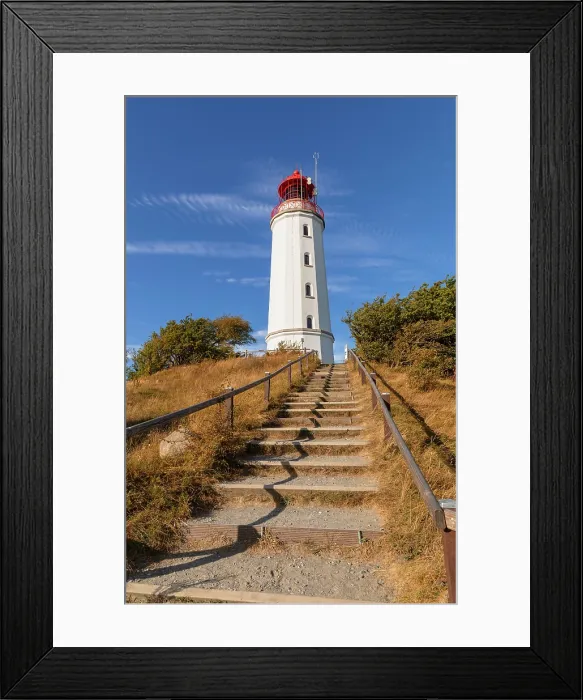 Framed Print : Dornbusch Lighthouse, Hiddensee Island, Mecklenburg-Western Pomerania, Germany Framed Print : Dornbusch Lighthouse, Hiddensee Island, Mecklenburg-Western Pomerania, Germany