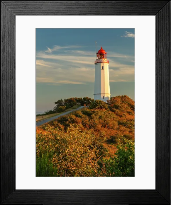 Framed Print : Dornbusch Lighthouse, Hiddensee Island, Mecklenburg-Western Pomerania, Germany Framed Print : Dornbusch Lighthouse, Hiddensee Island, Mecklenburg-Western Pomerania, Germany