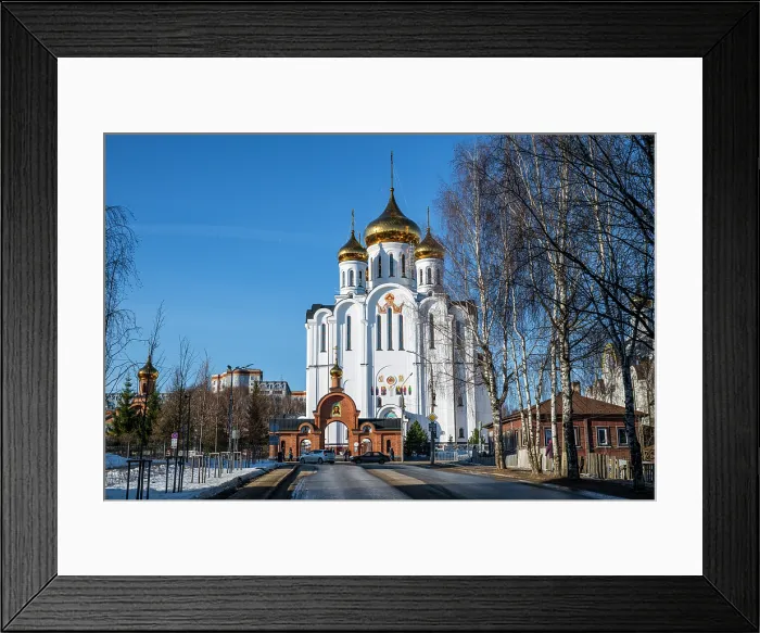 Framed Print : Saint Stephen of Perm Orthodox cathedral, Syktyvkar, Komi Republic, Russia Framed Print : Saint Stephen of Perm Orthodox cathedral, Syktyvkar, Komi Republic, Russia