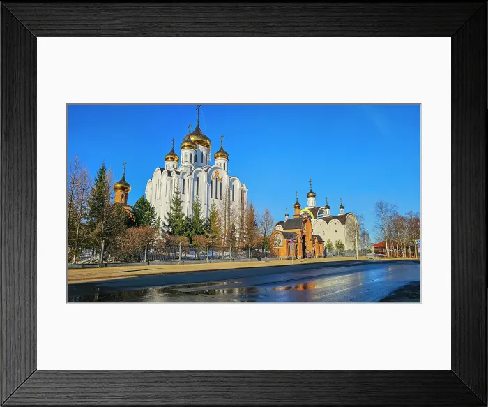 Framed Print : Saint Stephen of Perm Orthodox cathedral, Syktyvkar, Komi Republic, Russia Framed Print : Saint Stephen of Perm Orthodox cathedral, Syktyvkar, Komi Republic, Russia