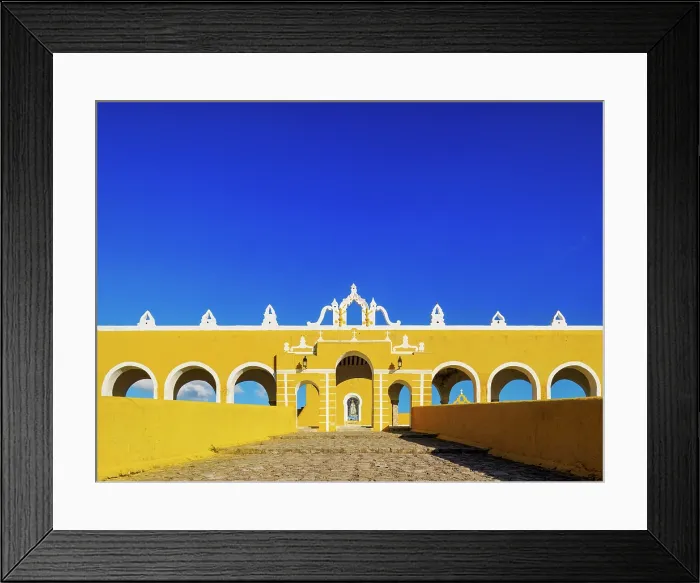 Framed Print : Convent of San Antonio de Padua, Izamal, Yucatan State, Mexico