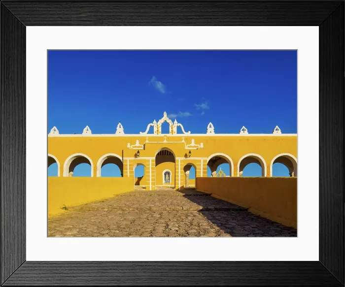 Framed Print : Convent of San Antonio de Padua, Izamal, Yucatan State, Mexico