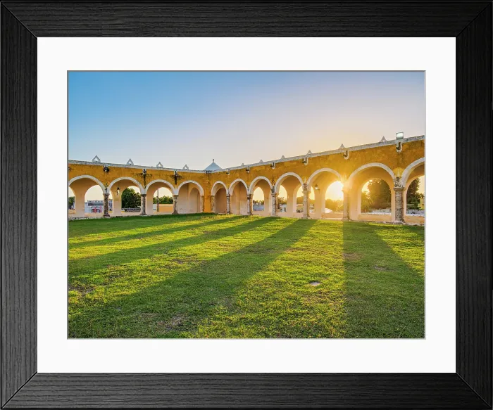 Framed Print : Convent of San Antonio de Padua at sunset, Izamal, Yucatan State, Mexico Framed Print : Convent of San Antonio de Padua at sunset, Izamal, Yucatan State, Mexico