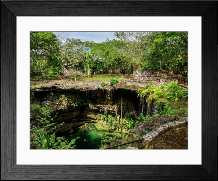 Framed Print : Cenote Saamal, Valladolid, Yucatan State, Mexico Framed Print : Cenote Saamal, Valladolid, Yucatan State, Mexico
