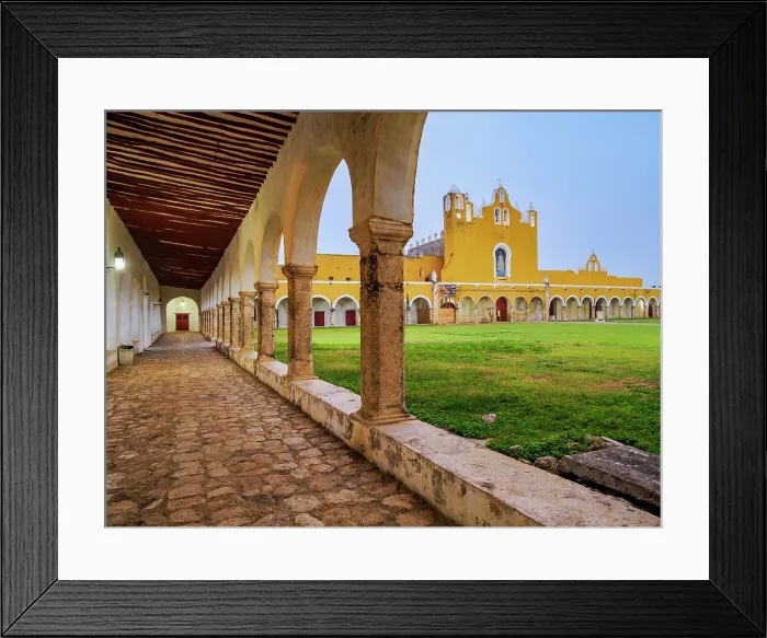 Framed Print : Convent of San Antonio de Padua at dawn, Izamal, Yucatan State, Mexico Framed Print : Convent of San Antonio de Padua at dawn, Izamal, Yucatan State, Mexico